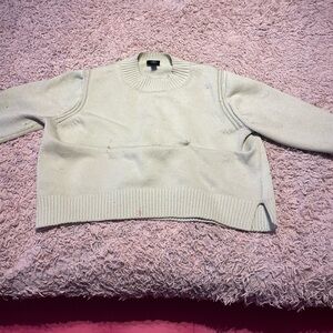 Scoop mint green full length sweater Size XL top #knitwear